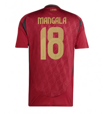 Belgien Orel Mangala #18 Hjemmebanetrøje EM 2024 Kort ærmer
